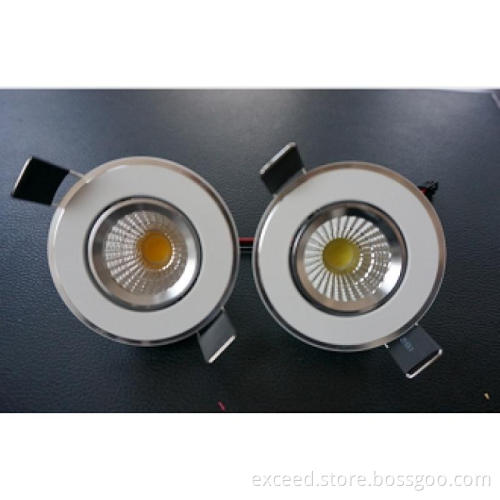 3W COB LED Ceiling Light Pure White